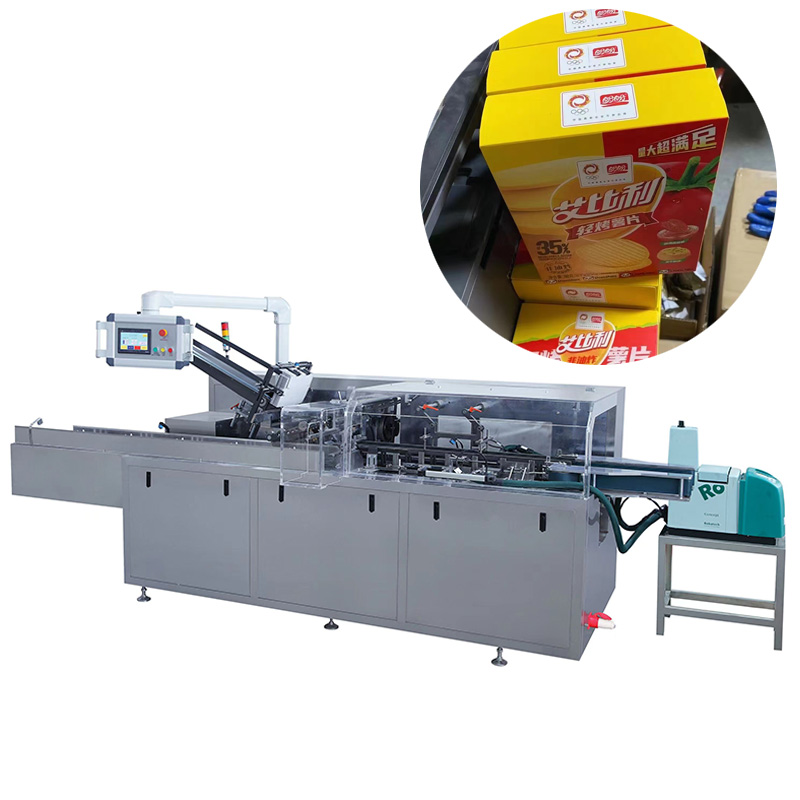 Food Snack Packaging with Automatic Potato Chip Cartoning Machines in the Food Industry